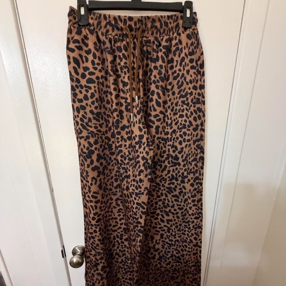 Leopard Print pants - Brown & Black